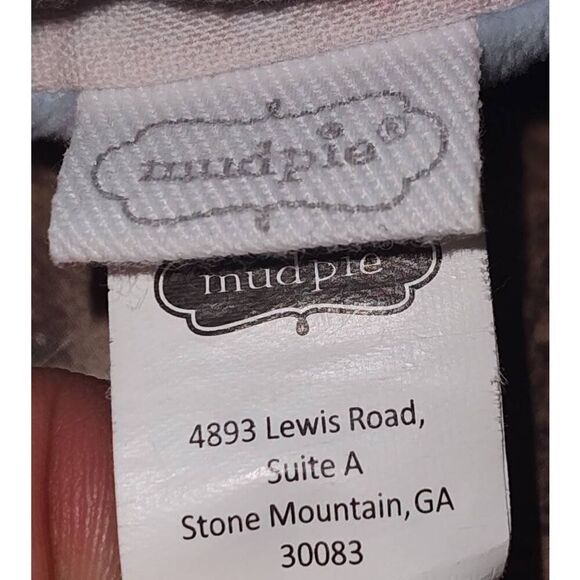 Mud Pie Plush Reading Pal Grey Elephant MudPie Grey Plush Elephant Folding Fabri - Picture 8 of 10